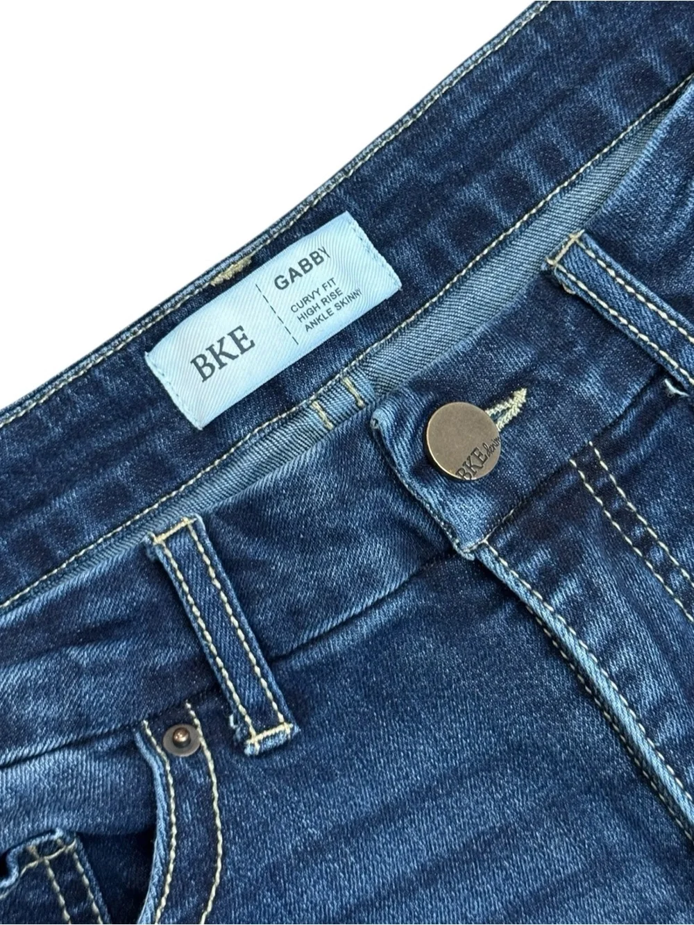 BKE Gabby Skinny Stretch Jean Medium Wash Size 28